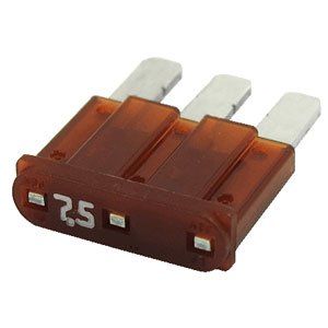 033707.5PX2S Littelfuse MICRO3 Blade Fuse 7.5 Amp (FB3M.7.5) Pack of 10